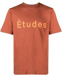 Etudes Studio - Logo-Print Organic Cotton T-Shirt - Lyst