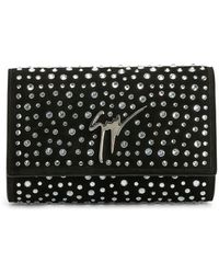 Giuseppe Zanotti - Cleopatra Crystal-embellished Clutch Bag - Lyst