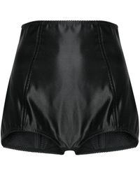 Dolce & Gabbana - High-waisted Mini Shorts - Lyst