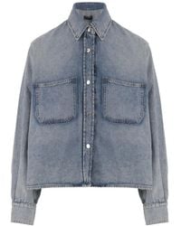 Haikure - Patch-Pocket Denim Jacket - Lyst