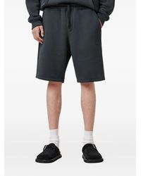 AllSaints - Logo-Embroidered Drawstring Track Shorts - Lyst