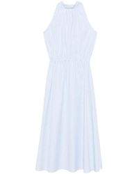 CRI.DA - Taormina Striped Halterneck Midi Dress - Lyst