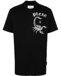 Philipp Plein - Chest Logo-Print Detail T-Shirt - Lyst