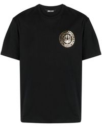 Just Cavalli - T-shirt Met Logoprint - Lyst