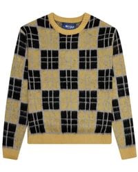 AWAKE NY - Checked Mohair Sweater - Lyst