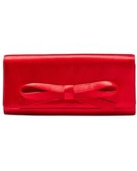 Carolina Herrera - Margaret Bow-Detail Clutch Bag - Lyst