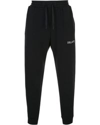 Delantic - Logo Verlour-Lined Burrr Sweatpants" Trackpants - Lyst