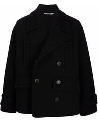 Valentino Garavani - Coats Black - Lyst