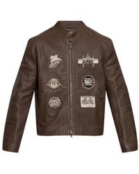 Amiri - Leather Jacket - Lyst