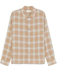 FRAME - Camicia Con Motivo Tartan - Lyst
