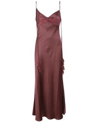self portrait twisted metallic fil coupe dress Self-Portrait // Navy Twisted Metallic Fil Coup Maxi Dress VSP Consignment
