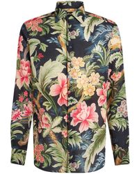 Etro - Hemd Aus Baumwolle Mit Blumenmuster, Herren, Größe - Lyst