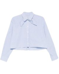 Sandro - クロップド チェック シャツ - Lyst