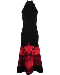 Alexander McQueen - Ethereal Orchid Maxi Dress - Lyst