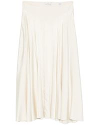 forte_forte - Panelled Midi Skirt - Lyst
