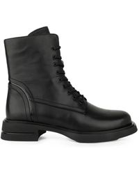 Linda Baumann - Lace-Up Leather Ankle Boots - Lyst