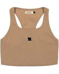 MISBHV - Canotta Crop Con Applicazione M - Lyst