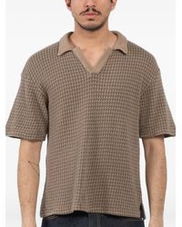 Officine Generale - Poloshirt Aus Piqué - Lyst