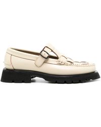 Hereu - T-bar Leather Loafers - Lyst