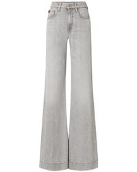 Jacob Cohen - Wide Leg Denim Trousers - Lyst
