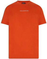 Paul & Shark - Logo-Print Short-Sleeve T-Shirt - Lyst