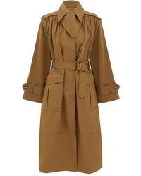 Zimmermann - Illuminate Belted Trench Coat - Lyst
