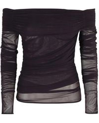 FEDERICA TOSI - Blusa Con Spalle Scoperte - Lyst
