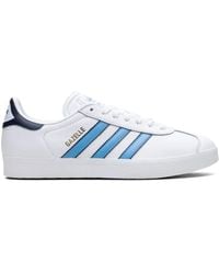 adidas - Gazelle "cloud White/semi Blue Burst" スニーカー - Lyst