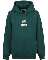 Giada Benincasa - Ciao Amore Logo-Print Hoodie - Lyst