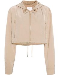 Givenchy - Hooded Cropped Jacket - Lyst