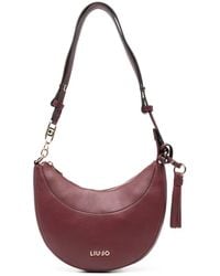 Liu Jo - Crescent-Shaped Tassel Shoulder Bag - Lyst