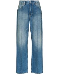 Our Legacy Faded Wide-leg Jeans - Blue