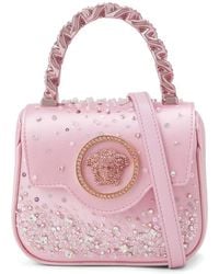 Versace - Mini Medusa Head Leather Handbag - Lyst