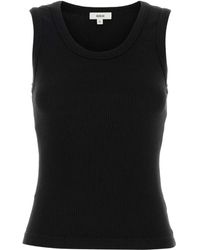 Agolde - Geribbelde Tanktop - Lyst