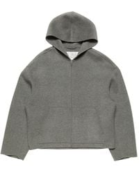 Acne Studios - Cashmere Jacket With Hood - Lyst