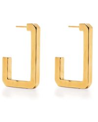 Zadig & Voltaire - Half-Hoop Rectangular Earrings - Lyst
