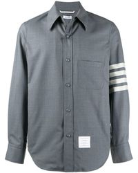 Thom Browne - 4-bar Shirt Jacket - Lyst