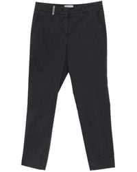 Peserico - Slim-Fit Trousers - Lyst
