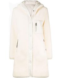 Woolrich Doudoune texturée à capuche - Blanc