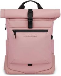 Piquadro - Logo-Embossed Backpack - Lyst