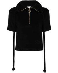 Patou - Half-Zip Terrycloth Polo Shirt - Lyst