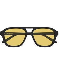 Balenciaga - Daily Pilot-Frame Sunglasses - Lyst