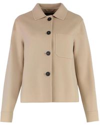 Weekend by Maxmara - Chaqueta con bolsillo de parche y botones - Lyst