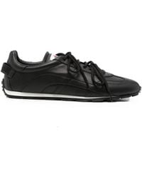DSquared² - Maple-Leaf Leather Sneakers - Lyst