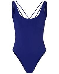 Jacquemus - Signature Criss-Cross Strap Swimsuit - Lyst