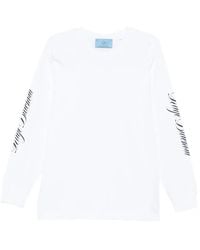 11 11 L.U.C.K. - Logo-Print Long-Sleeve Sweatshirt - Lyst