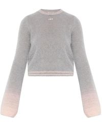 Off-White c/o Virgil Abloh - Logo-Embellishment Sweater - Lyst