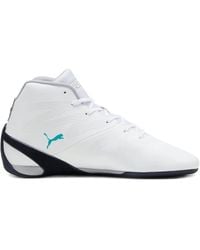 PUMA - Mapf1 Carbon Cat Mid "white Sheen Green" スニーカー - Lyst