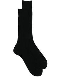 ZEGNA - Logo-Print Socks - Lyst