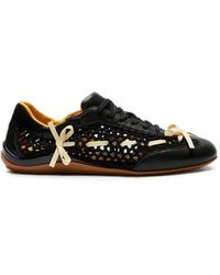 LILI CURIA - Zola Bow-Embellished Sneakers - Lyst
